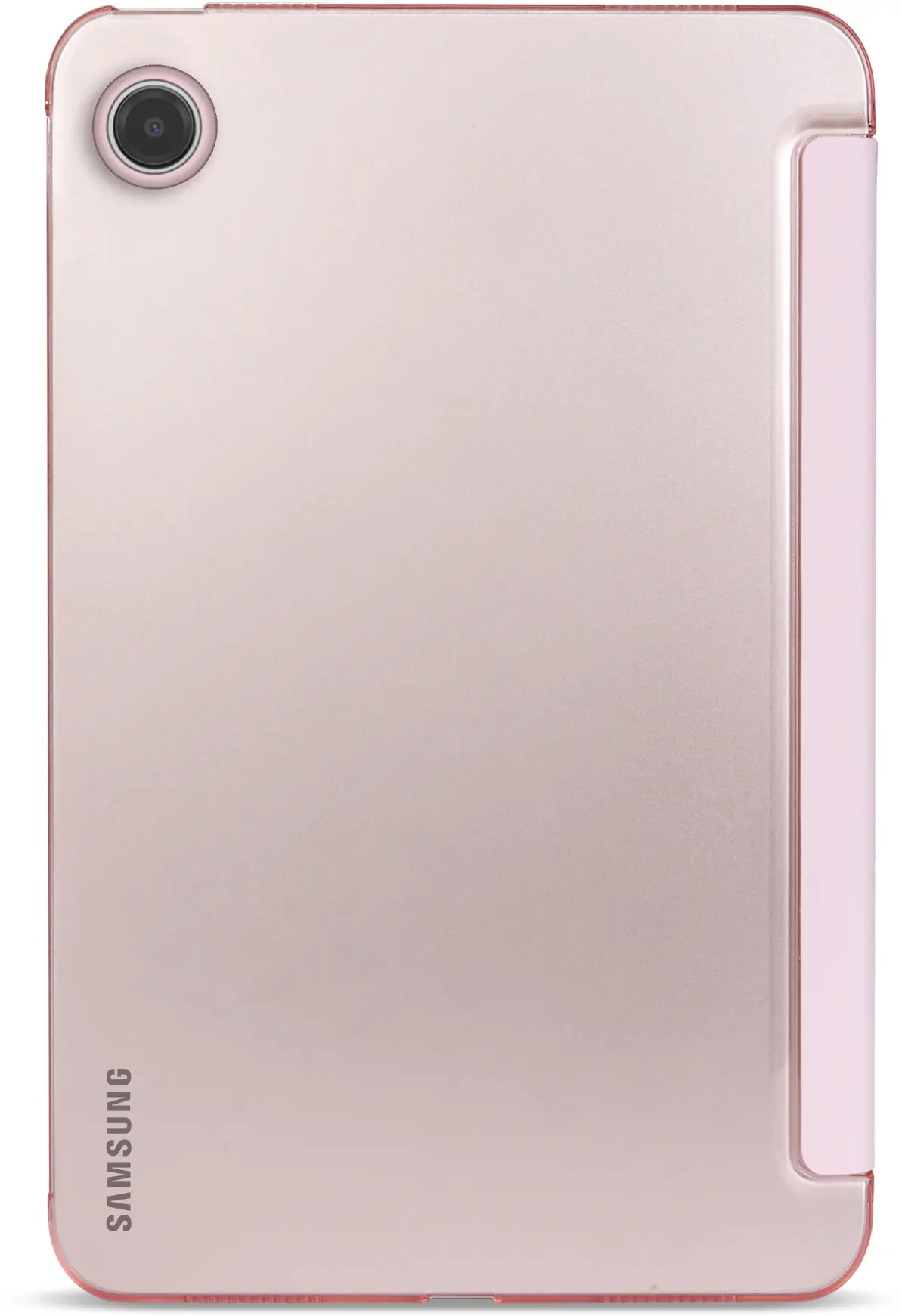 Samsung Tab A11 Plus / A9 Plus Hoes Transparante Tri-Fold Book Case Roze afbeelding 9