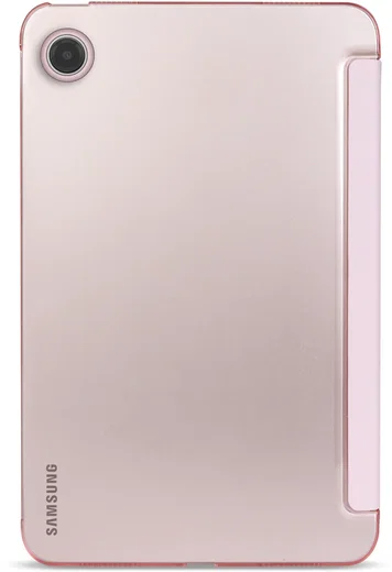 Samsung Tab A11 Plus / A9 Plus Hoes Transparante Tri-Fold Book Case Roze afbeelding 9