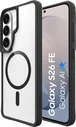 Buddi Hybrid Samsung Galaxy S26 FE Hoesje MagSafe Back Cover Transparant Zwart
