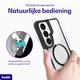 Buddi Hybrid Samsung Galaxy S26 FE Hoesje MagSafe Back Cover Transparant Zwart afbeelding 5