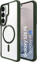 Buddi Hybrid Samsung Galaxy S26 FE Hoesje MagSafe Back Cover Transparant Groen