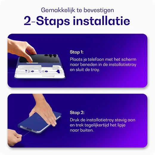 Buddi Easy Fit Samsung Z Fold 8 Ultra Tempered Glass met Installatietray 2-Pack afbeelding 7