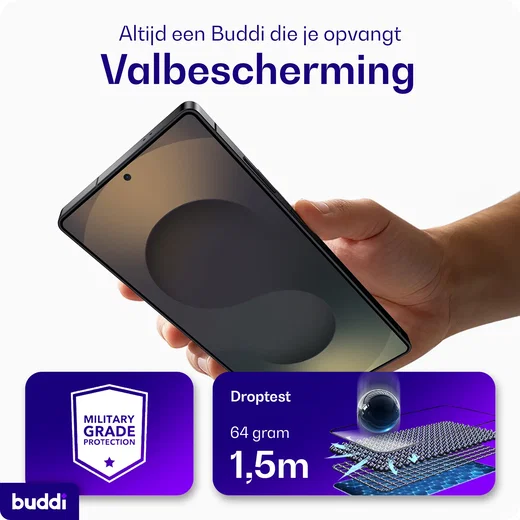 Buddi Easy Fit Samsung Galaxy S26 FE Tempered Glass met Installatietray (2-Pack) afbeelding 2