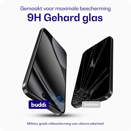 Buddi Easy Fit Google Pixel 11/11 Pro Tempered Glass Installatietray (2-Pack) afbeelding 5