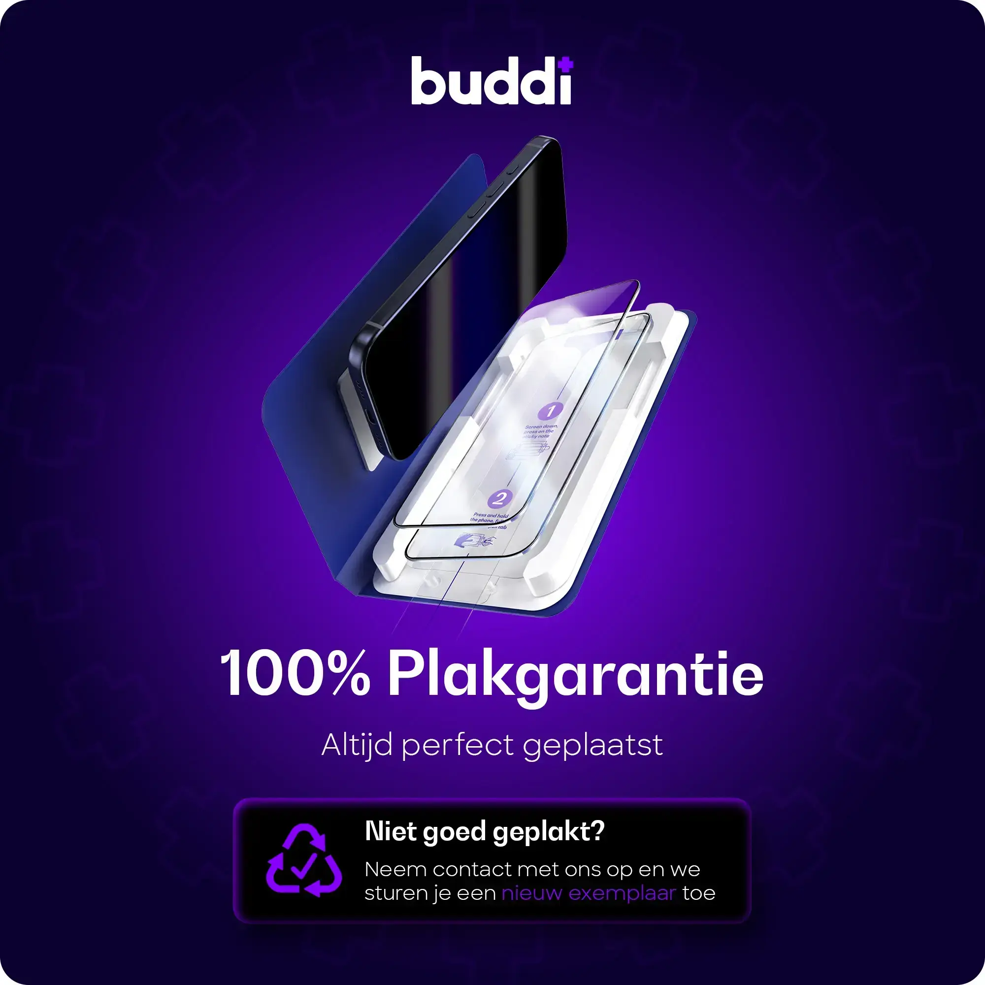 Buddi Easy Fit Google Pixel 11 Pro XL Tempered Glass Installatietray (2-Pack) afbeelding 12