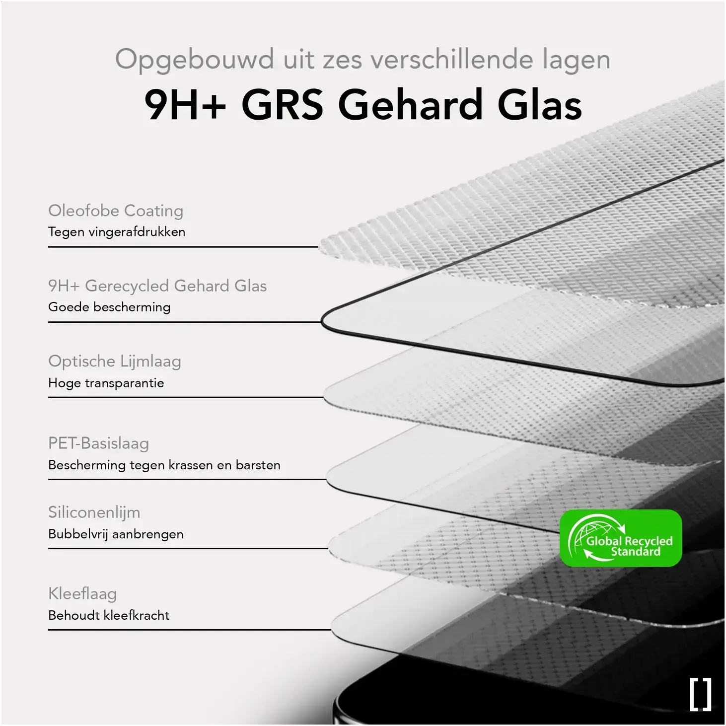 NEKIT Pure Samsung Galaxy S26 FE Tempered GRS Glass Installatiebox (2-Pack) afbeelding 8