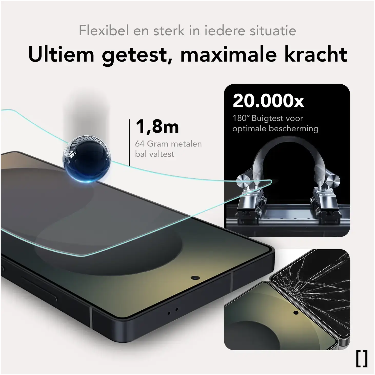 NEKIT Pure Samsung Galaxy S26 FE Tempered GRS Glass Installatiebox (2-Pack) afbeelding 7