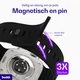 Buddi Luno Magnetisch Apple Watch Bandje 1-11/SE/Ultra 49/46/45/44MM Zwart afbeelding 5