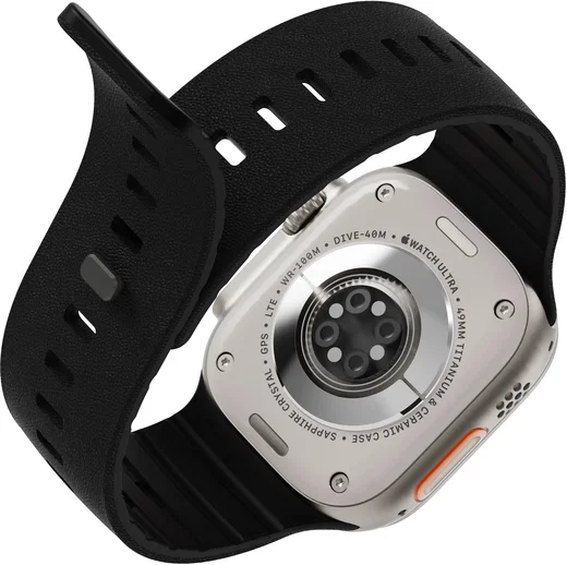 Buddi Luno Magnetisch Apple Watch Bandje 1-11/SE/Ultra 49/46/45/44MM Zwart afbeelding 11