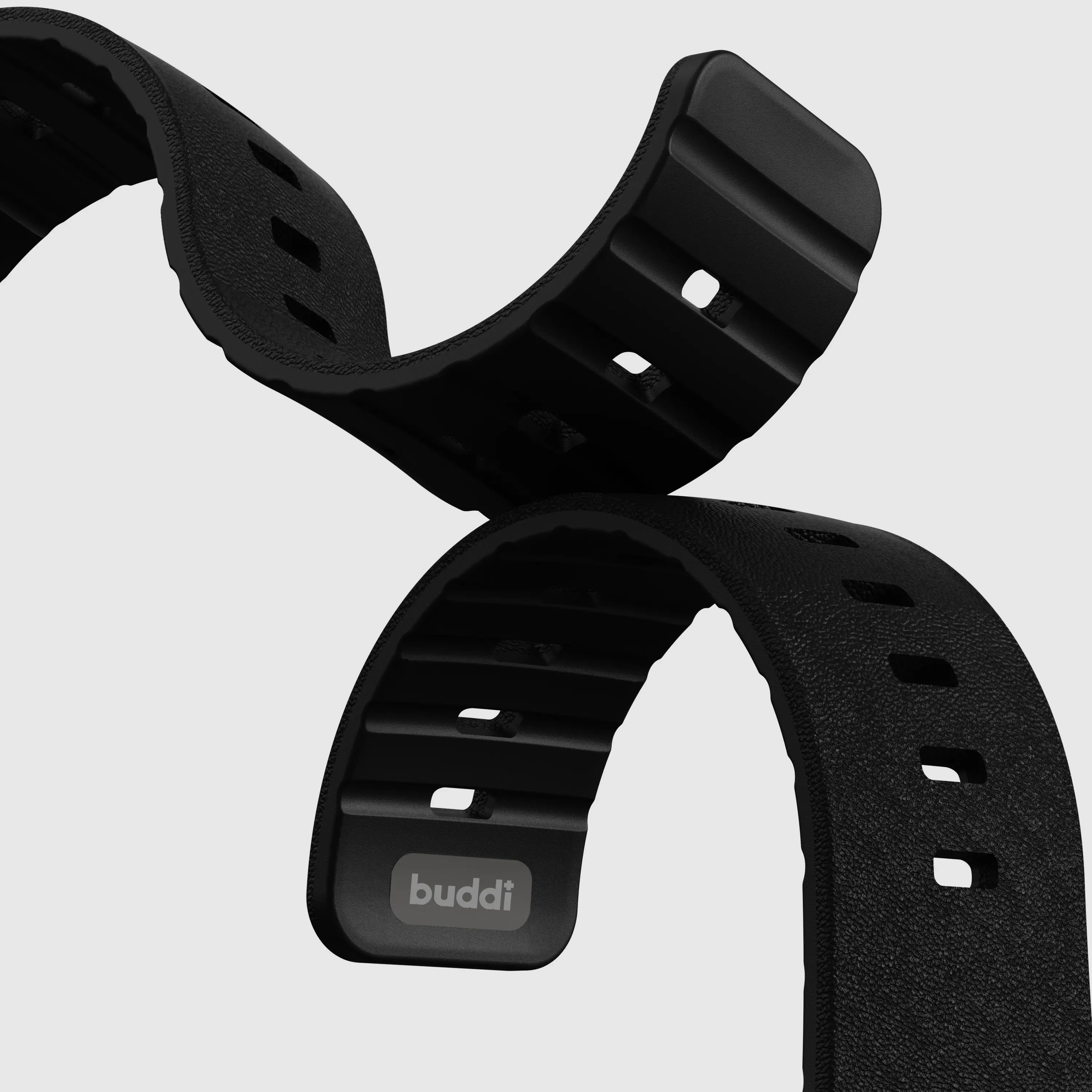 Buddi Luno Magnetisch Apple Watch Bandje 1-11/SE/Ultra 49/46/45/44MM Zwart afbeelding 15
