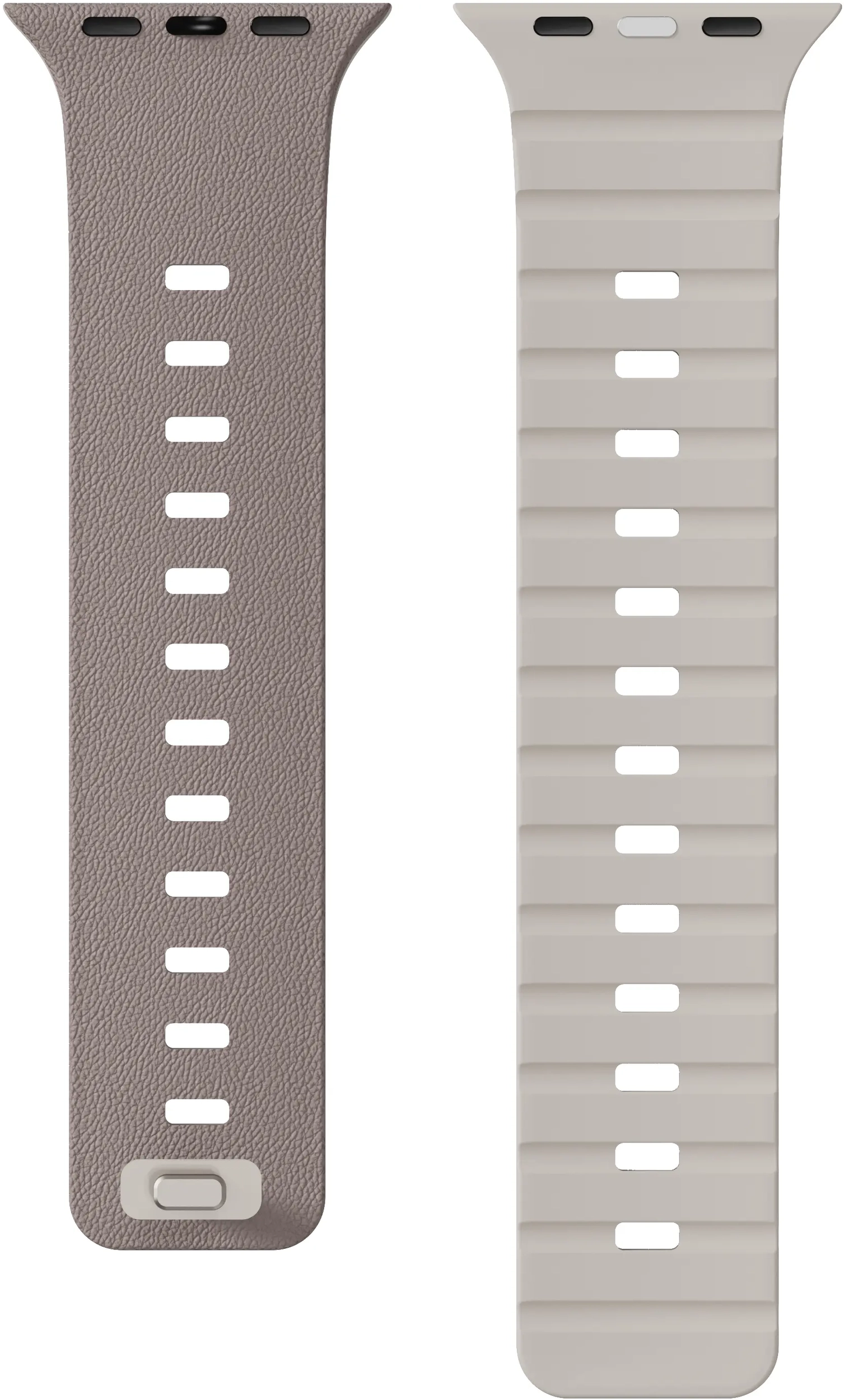 Buddi Luno Magnetisch Apple Watch Bandje 1-11/SE/Ultra 49/46/45/44MM Taupe afbeelding 14