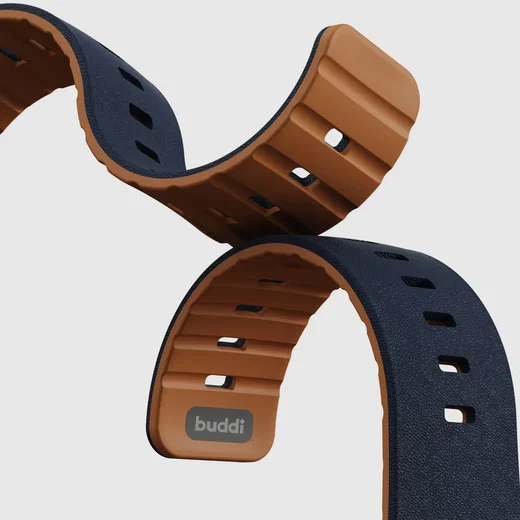 Buddi Luno Magnetisch Apple Watch Bandje 1-11/SE/Ultra 49/46/45/44MM Indigo afbeelding 13