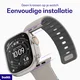 Buddi Luno Magnetisch Apple Watch Bandje 1-11/SE/Ultra 49/46/45/44MM Grijs afbeelding 8