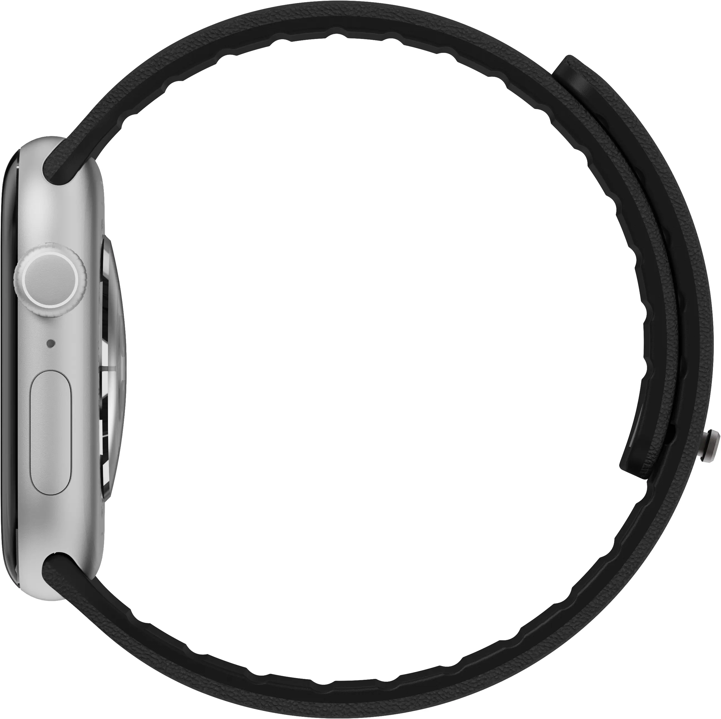 Buddi Luno Magnetisch Apple Watch Bandje - 1-11/SE - 38/40/41/42MM Zwart afbeelding 16