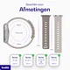 Buddi Luno Magnetisch Apple Watch Bandje - 1-11/SE - 38/40/41/42MM Taupe afbeelding 10