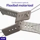 Buddi Luno Magnetisch Apple Watch Bandje - 1-11/SE - 38/40/41/42MM Taupe afbeelding 7