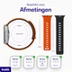 Buddi Luno Magnetisch Apple Watch Bandje - 1-11/SE - 38/40/41/42MM Oranje afbeelding 10