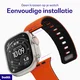 Buddi Luno Magnetisch Apple Watch Bandje - 1-11/SE - 38/40/41/42MM Oranje afbeelding 8