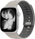 Buddi Luno Magnetisch Apple Watch Bandje - 1-11/SE - 38/40/41/42MM Grijs