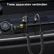 UGREEN Bluetooth 6.0 AUX Adapter Auto met LDAC en Microfoon - Zwart afbeelding 5