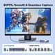 UGREEN USB-C Video Capture Card 2K@30Hz 1080P@60Hz 4K HDMI Passthrough 100W PD afbeelding 4
