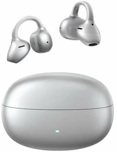 UGREEN ClipBuds Pro Draadloze Oortjes Bluetooth 6.0 ANC met Hi-Res Audio Zilver afbeelding 1