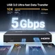 UGREEN USB 3.0 Sharing Switch Desktopcontroller 4 USB Poorten 4K Revolutie 60Hz afbeelding 4