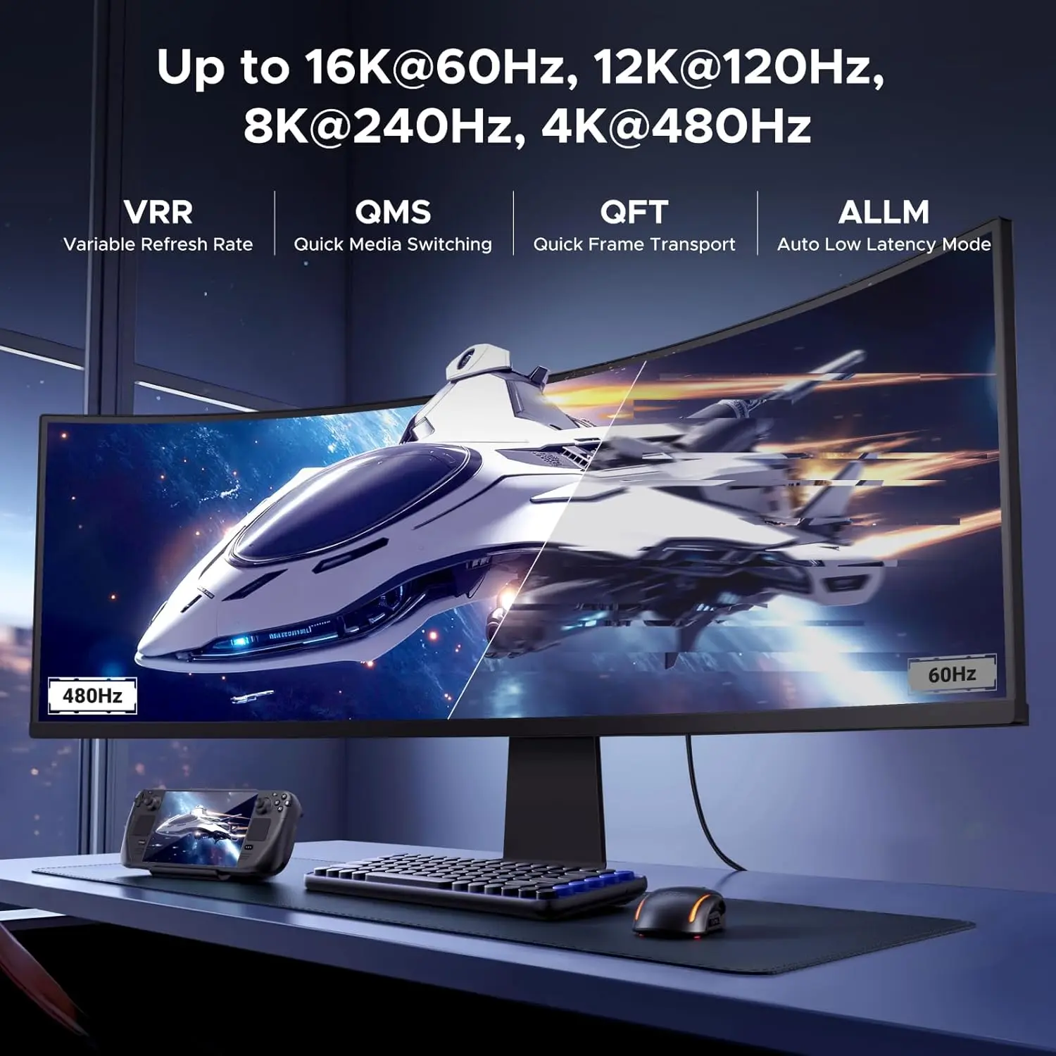 UGREEN HDMI naar HDMI Kabel tot 16K Resolutie Male to Male 2m afbeelding 3