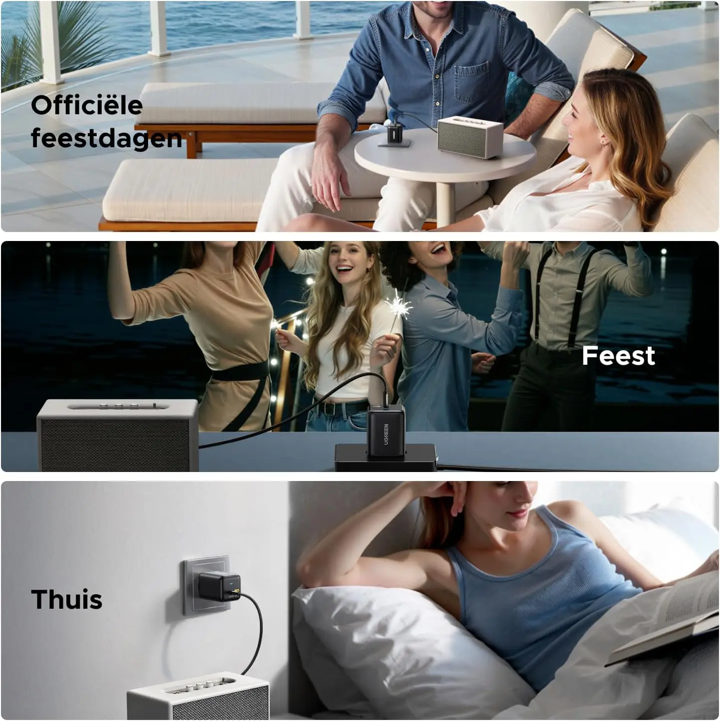 UGREEN Plug-and-Play 6.0 Bluetooth Ontvanger afbeelding 8