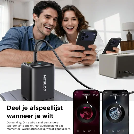 UGREEN Plug-and-Play 6.0 Bluetooth Ontvanger afbeelding 7