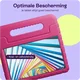 HappyCase Xiaomi Redmi Pad 2 / Xiaomi Pad SE Kinder Tablethoes met Handvat Roze afbeelding 4