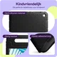 HappyCase Xiaomi Redmi Pad 2 / Xiaomi Pad SE Kinder Tablethoes met Handvat Zwart afbeelding 4