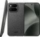 NEKIT Fiber Google Pixel 11 Pro Fold Hoesje MagSafe Kevlar Back Cover Zwart afbeelding 1