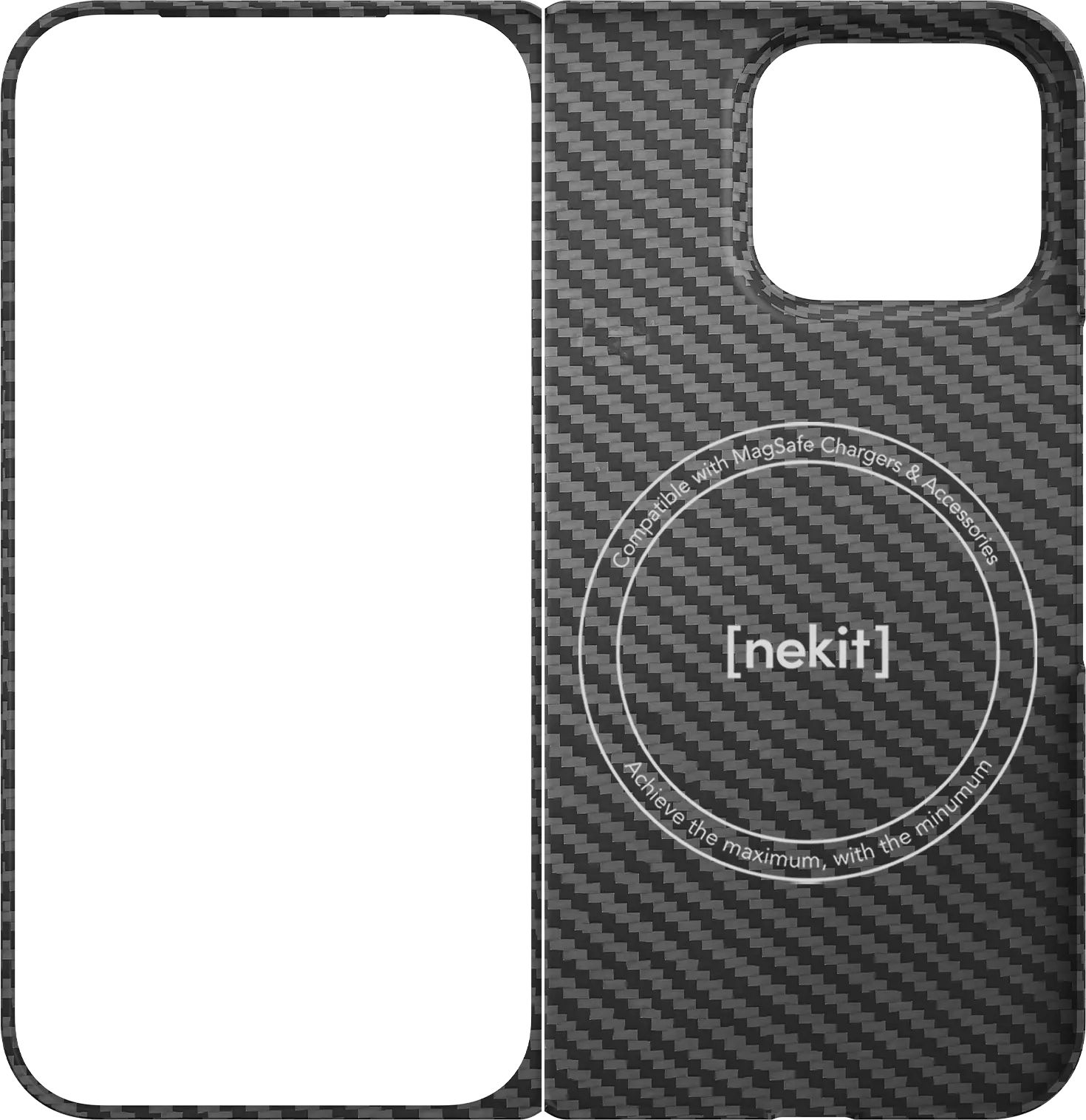 NEKIT Fiber Google Pixel 11 Pro Fold Hoesje MagSafe Kevlar Back Cover Zwart afbeelding 13