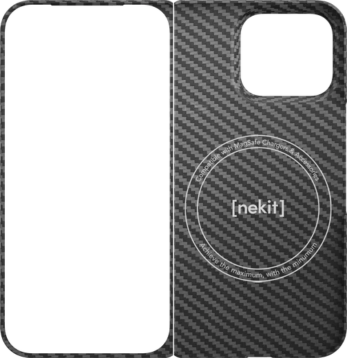 NEKIT Fiber Google Pixel 11 Pro Fold Hoesje MagSafe Kevlar Back Cover Zwart afbeelding 13