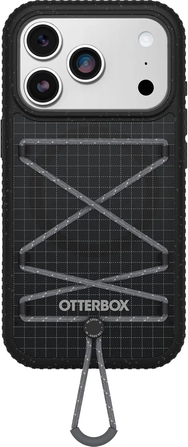 OtterBox Sole Series Apple iPhone 17 Pro Hoesje Magnetic met Draaglus Zwart afbeelding 2