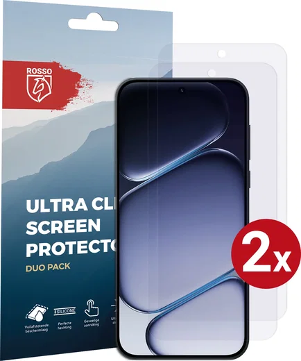 Rosso OnePlus Nord 6 Screen Protector Case Friendly Folie Duo Pack afbeelding 1