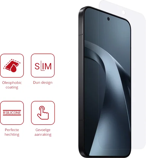 Rosso Xiaomi 17T Pro Screen Protector Case Friendly Folie Duo Pack afbeelding 2