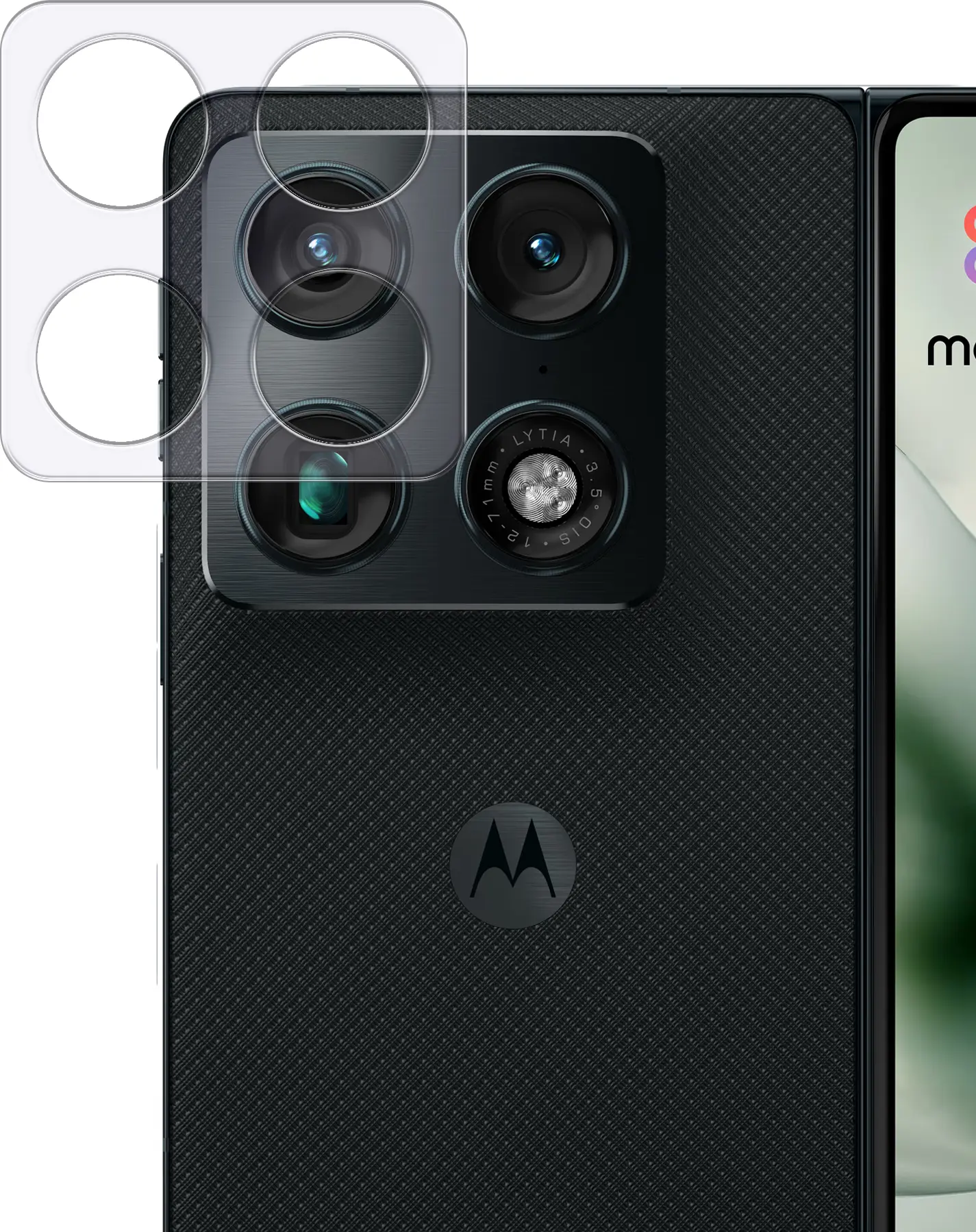 Rosso Motorola Razr Fold Camera Lens Protector Transparant afbeelding 1