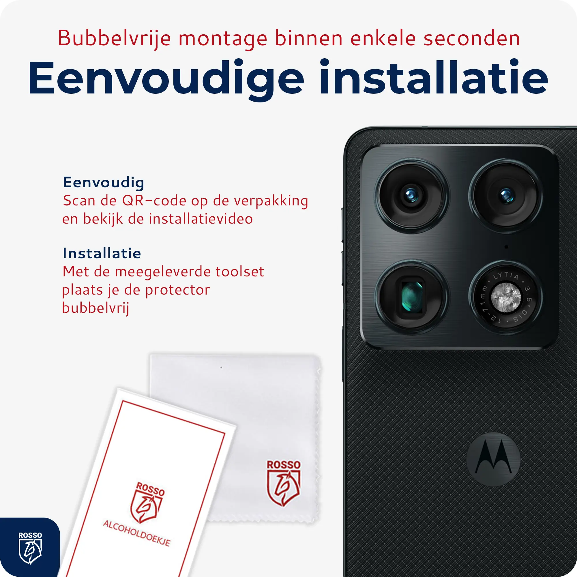 Rosso Motorola Razr Fold Camera Lens Protector Transparant afbeelding 4