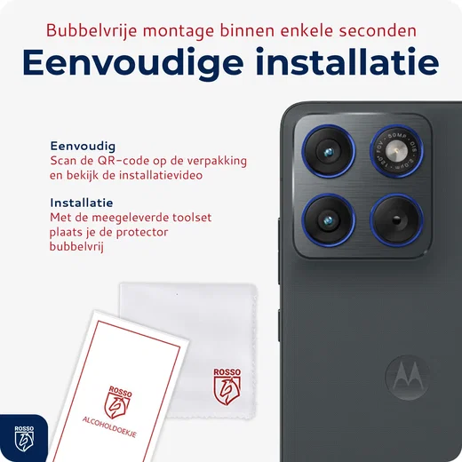 Rosso Motorola Edge 70 Pro Camera Lens Protector Transparant afbeelding 4