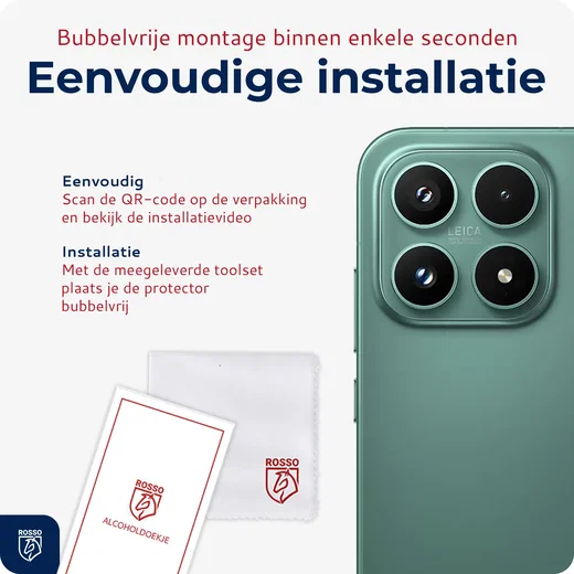 Rosso Xiaomi 17T Camera Lens Protector Transparant afbeelding 5