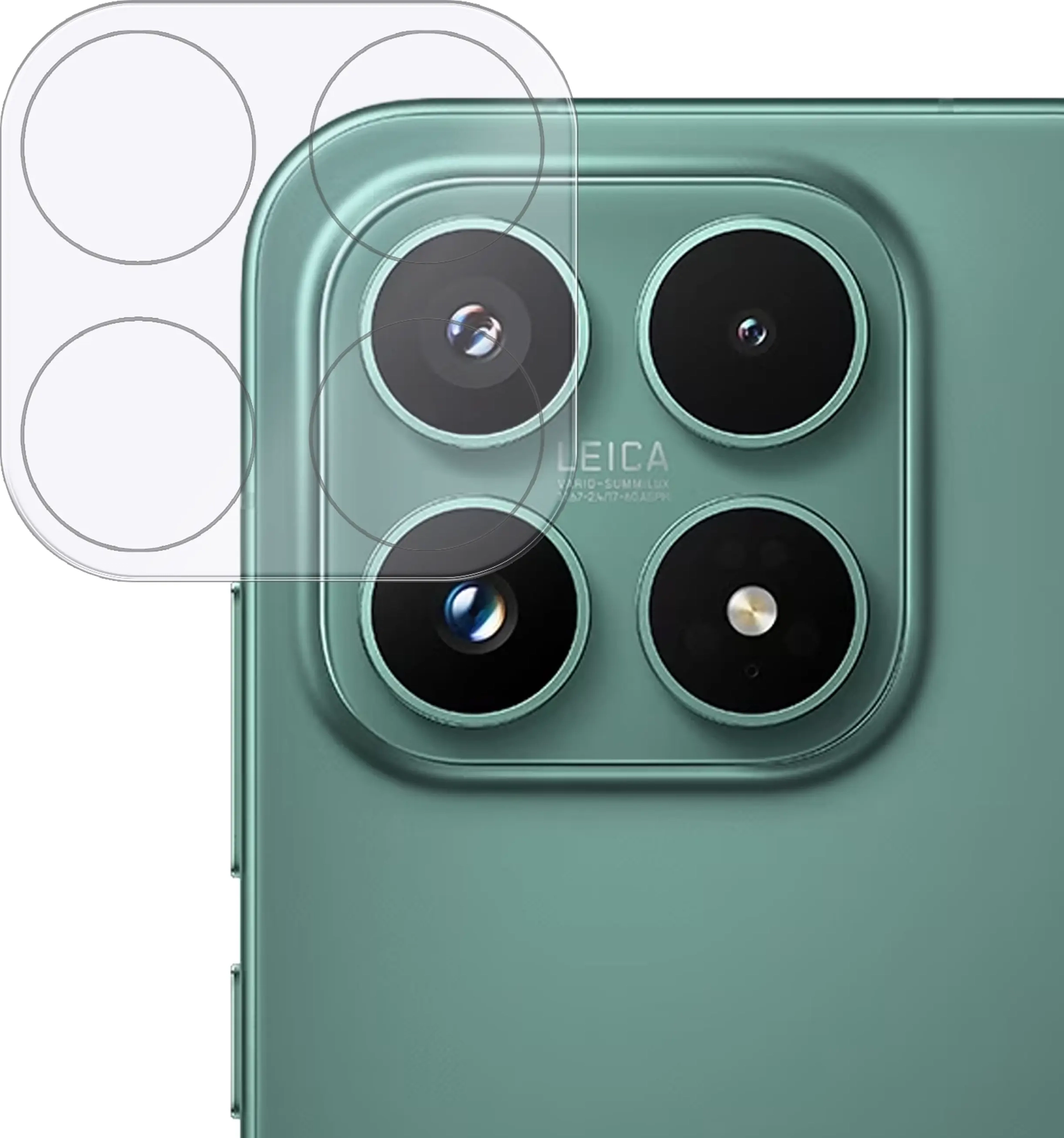 Rosso Xiaomi 17T Camera Lens Protector Transparant afbeelding 1