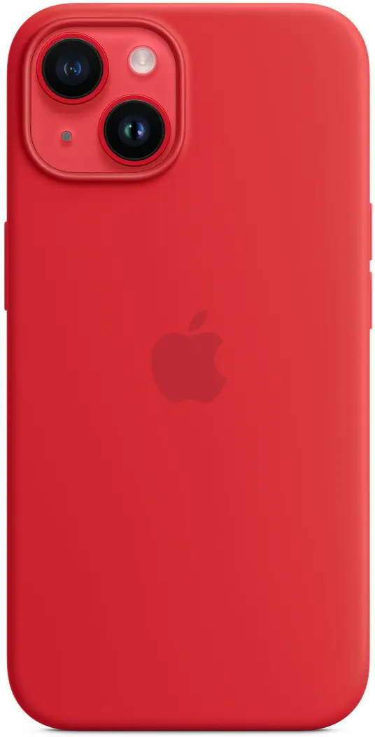 Origineel Apple iPhone 14 Hoesje MagSafe Silicone Case Rood afbeelding 1