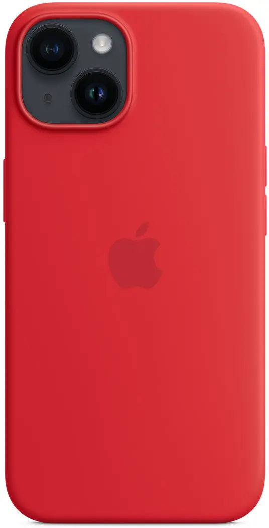 Origineel Apple iPhone 14 Hoesje MagSafe Silicone Case Rood afbeelding 3