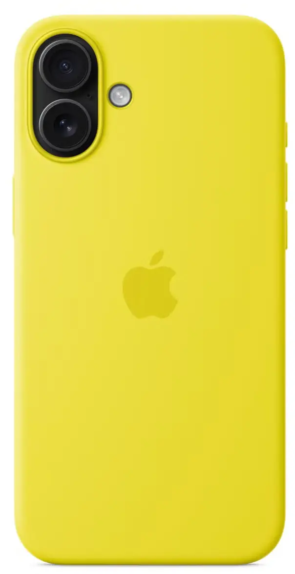Origineel Apple iPhone 16 Plus Hoesje MagSafe Silicone Case Geel afbeelding 1