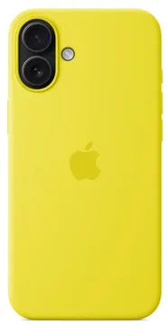 Origineel Apple iPhone 16 Plus Hoesje MagSafe Silicone Case Geel