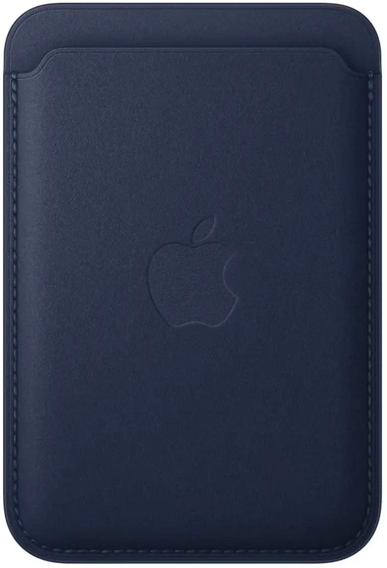 Originele Apple FineWoven Wallet MagSafe Kaarthouder/Portemonnee Zoek-Mijn Blauw afbeelding 1