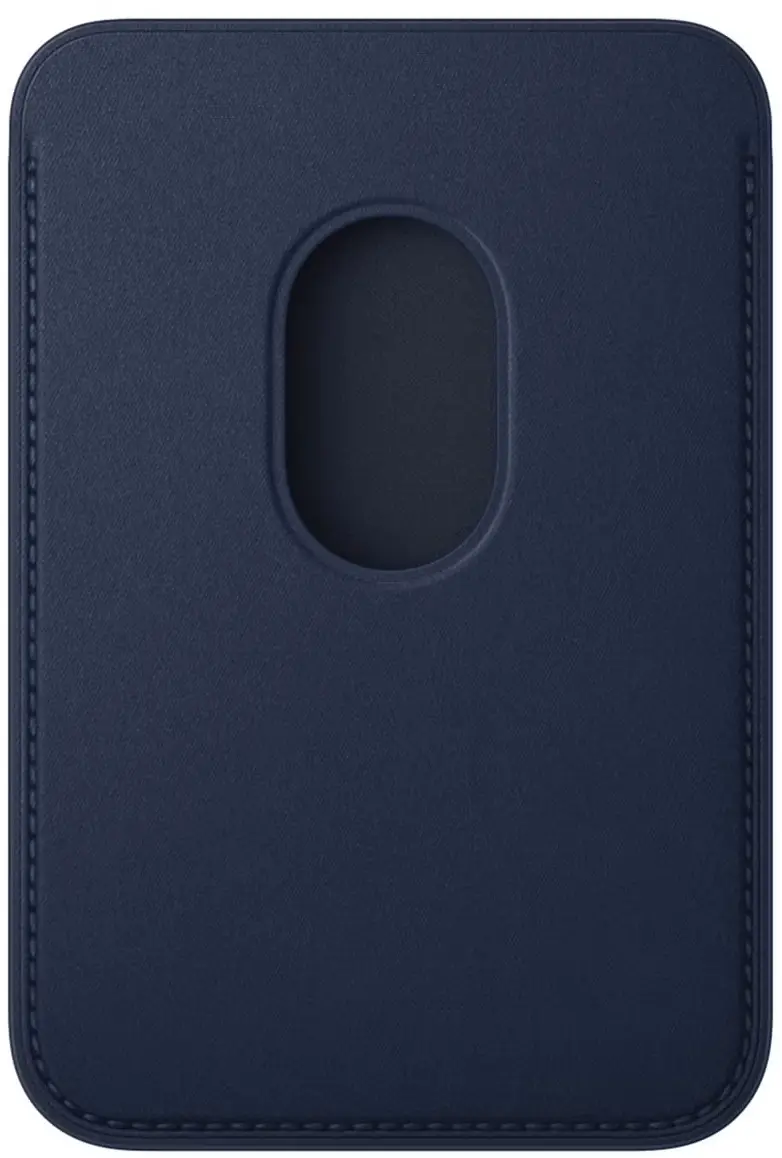 Originele Apple FineWoven Wallet MagSafe Kaarthouder/Portemonnee Zoek-Mijn Blauw afbeelding 2