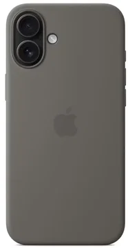 Origineel Apple iPhone 16 Plus Hoesje MagSafe Silicone Case Grijs